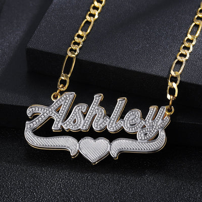 Legendary Lover - Sleek Chain Custom Necklace - HouseofLx18K Yellow Gold