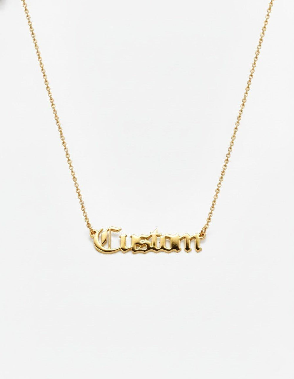 Supreme - Custom Necklace - HOUSE OF LX - 18K Yellow Gold