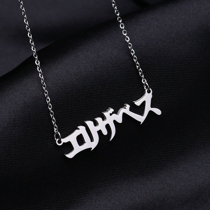 Japanese - Custom Name Necklace - HouseofLx-18K Rose Gold