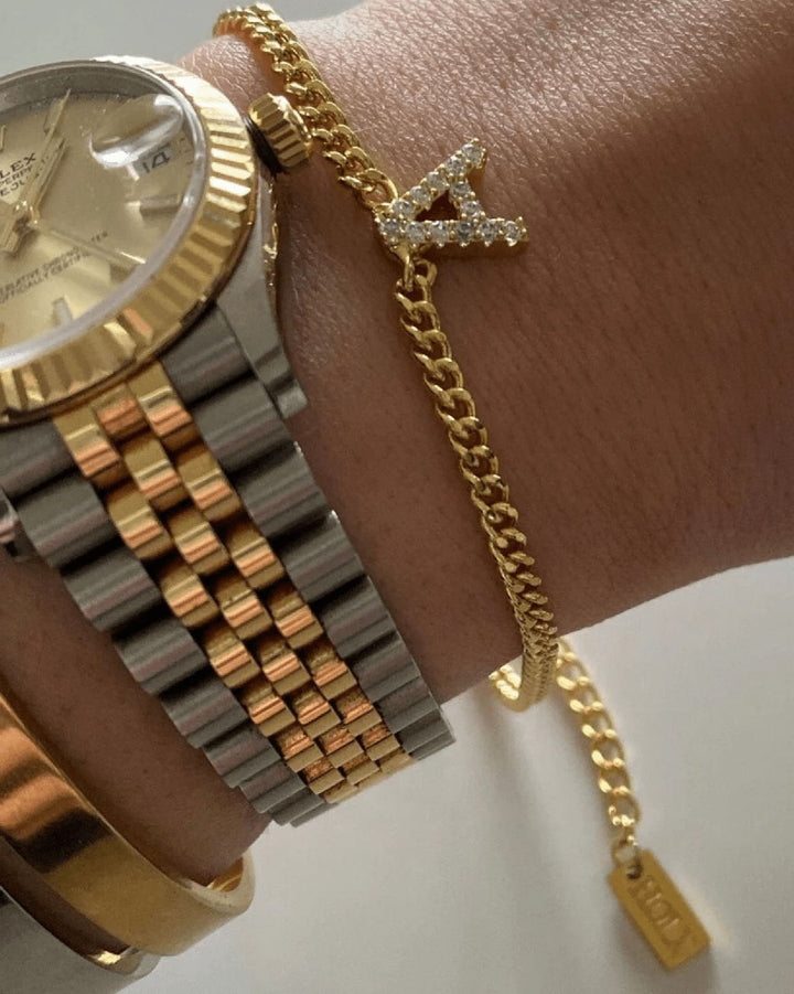 Main Character - Custom Bracelet / Anklet - HouseofLx - 18K Yellow Gold