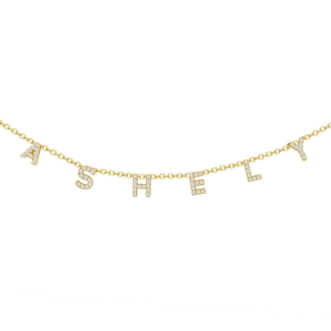 Royal Halo - Iced Out Custom Necklace - HouseofLx18K Yellow Gold