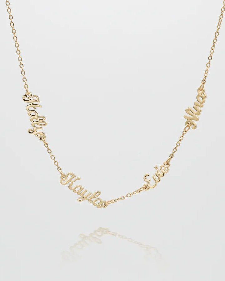 Rebel Multi - Custom Necklace - HOUSE OF LX - 18k Yellow Gold