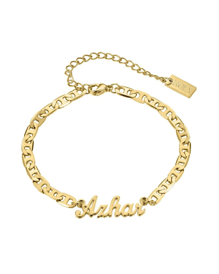 Mermaid - Custom Bracelet / Anklet - HouseofLx - 18K Yellow Gold