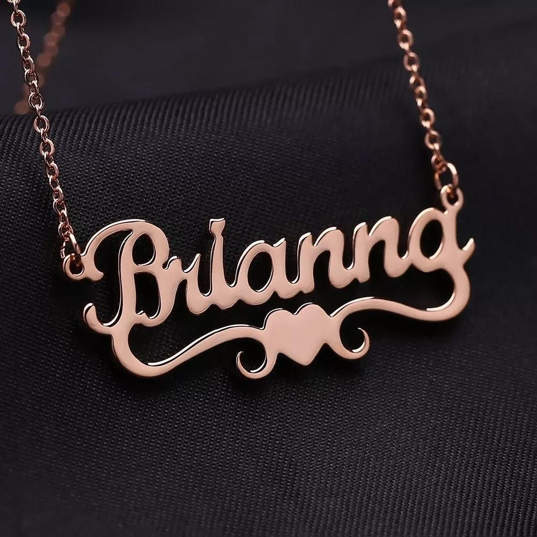 Hustler - Custom Necklace - HouseofLx18K Rose Gold