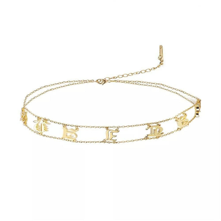 Supreme - Custom Double Chain Choker - HouseofLx18K White Gold