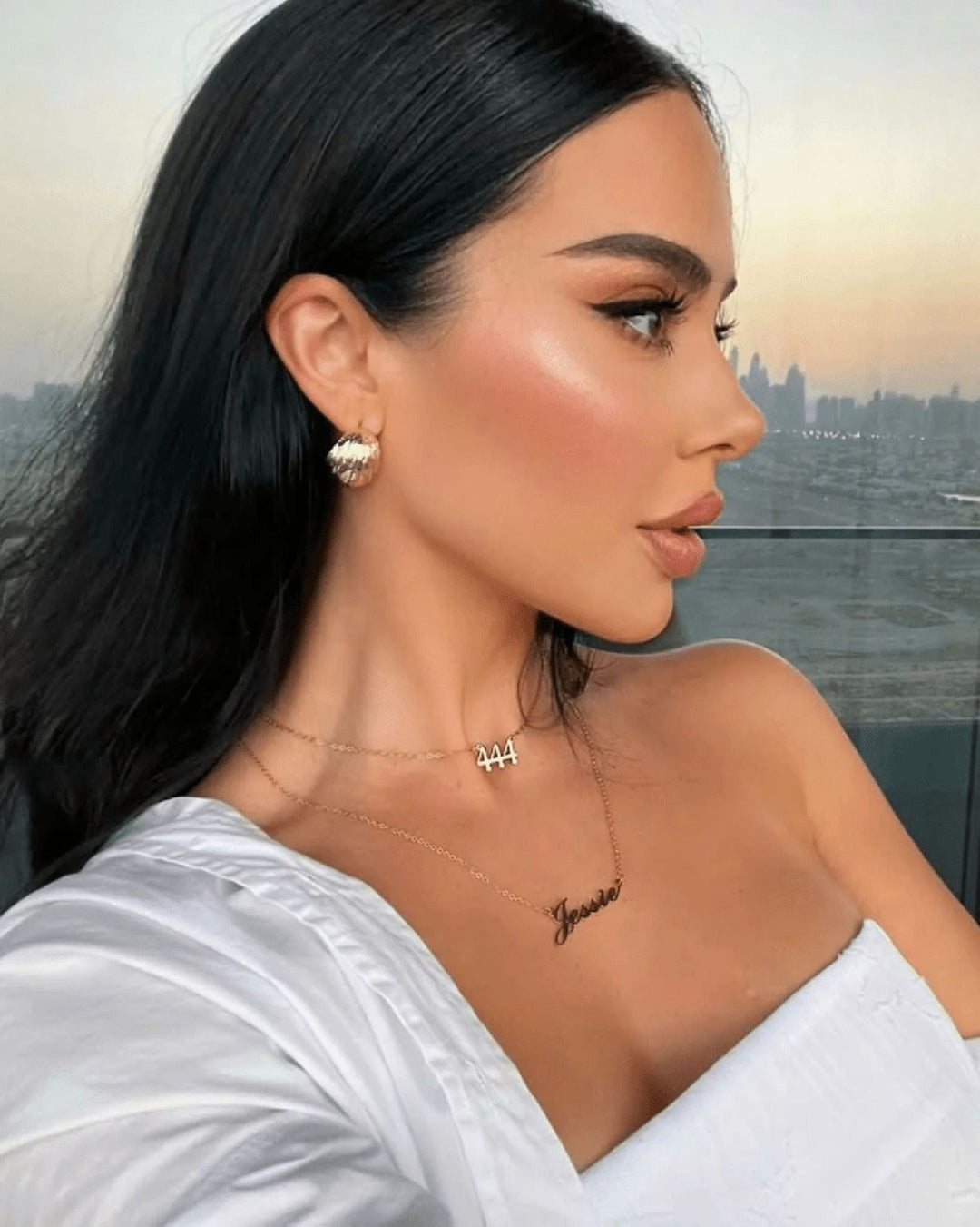 Manifestation Baddie - Angel Numbers Necklace - HOUSE OF LX - 18K Yellow Gold