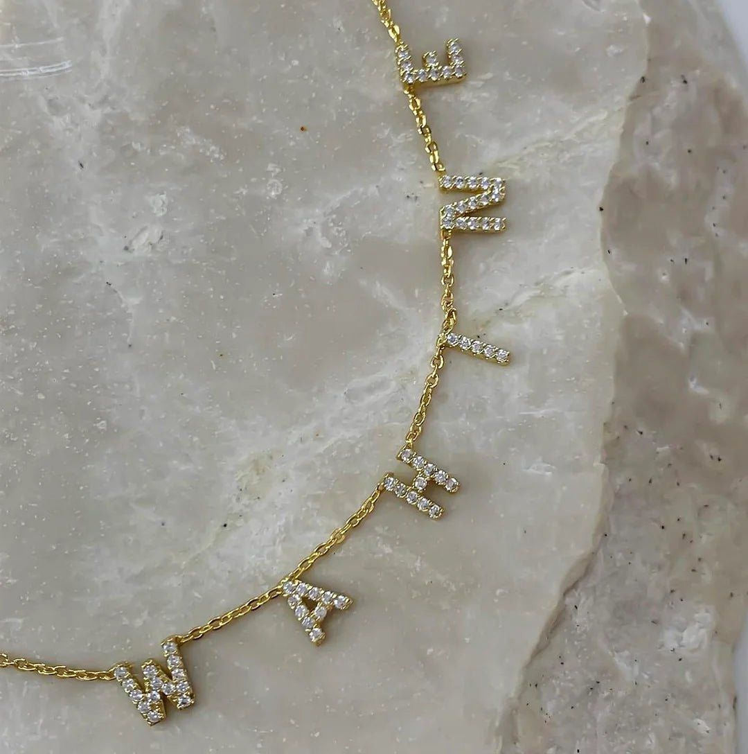 Royal Halo - Iced Out Custom Necklace - HouseofLx - 18K Yellow Gold