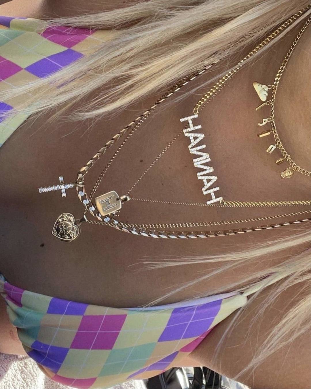 Royal - Iced Out Custom Necklace - HouseofLx-18K Yellow Gold