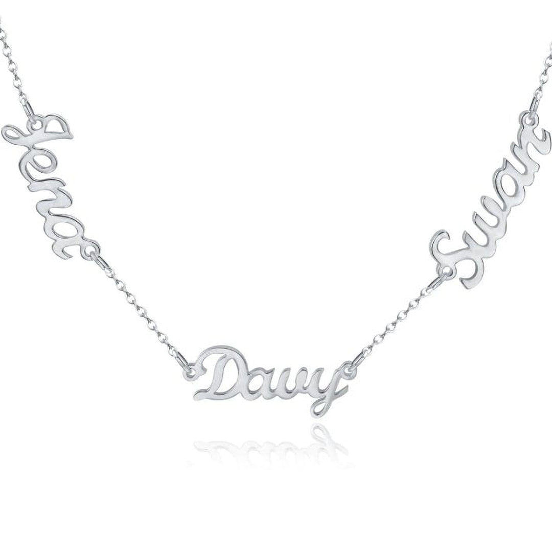 Rebel Multi - Custom Necklace - HouseofLx18K White Gold
