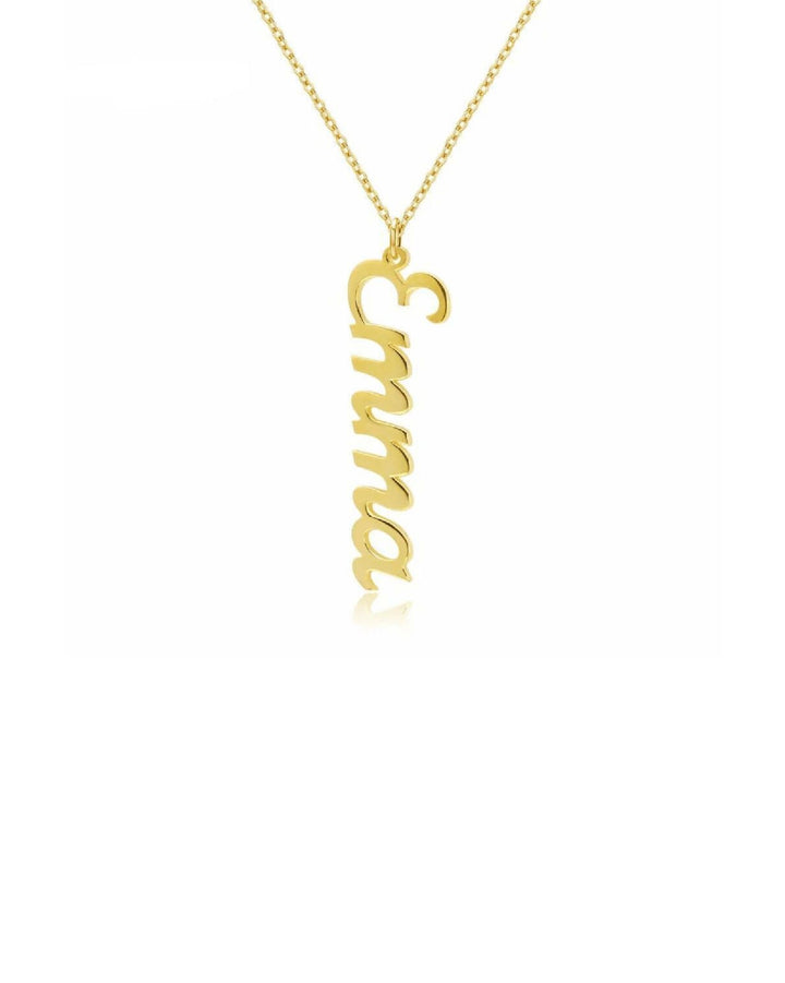 Original - Custom Vertical Necklace - HouseofLx - 18K Yellow Gold