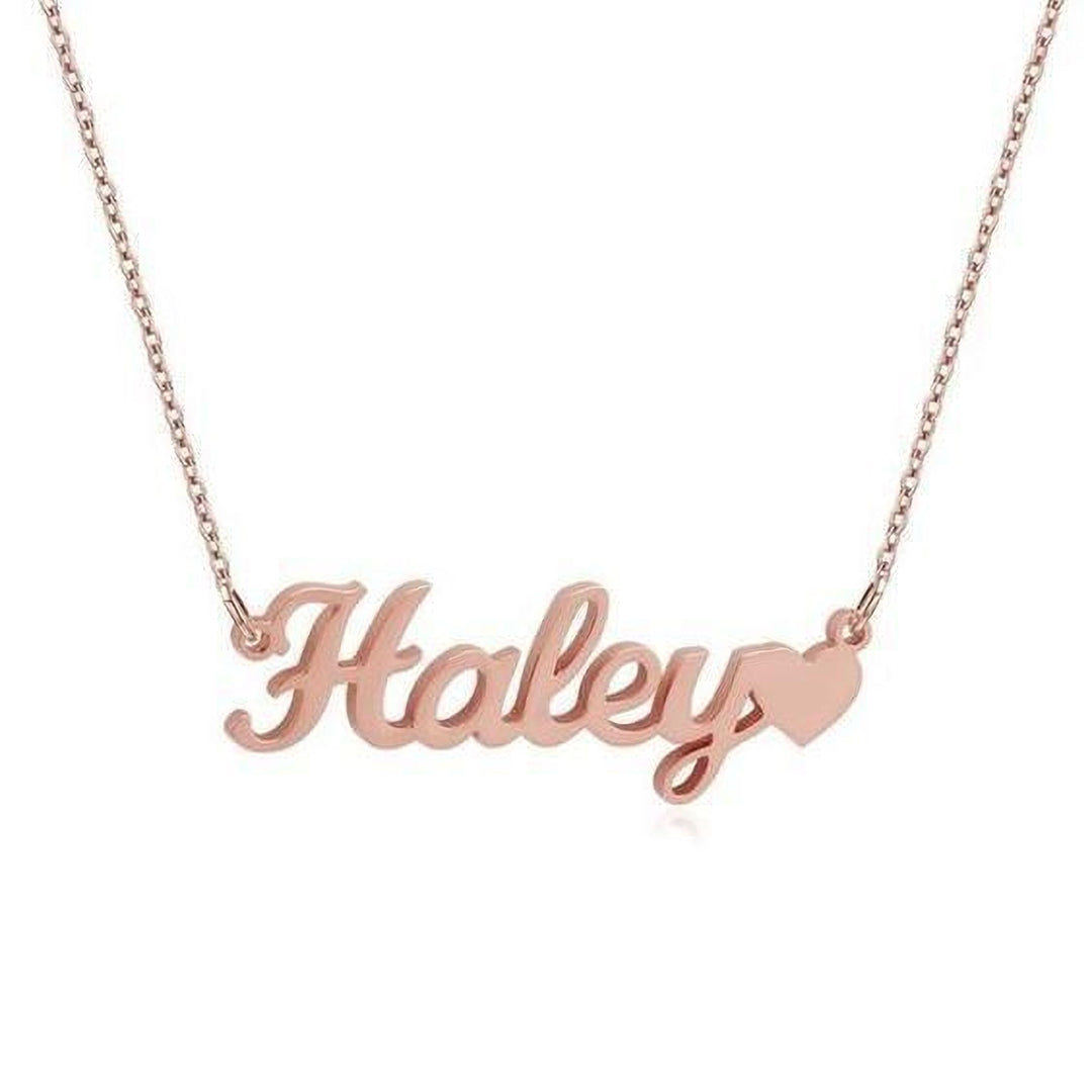 Heartbreaker - Custom Heart Necklace - HouseofLx18K Rose Gold