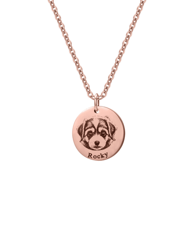Adorable - Pet Face Necklace - HouseofLx - 18K Rose Gold
