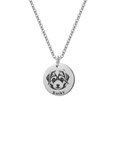 Adorable - Pet Face Necklace - HouseofLx - 18K White Gold