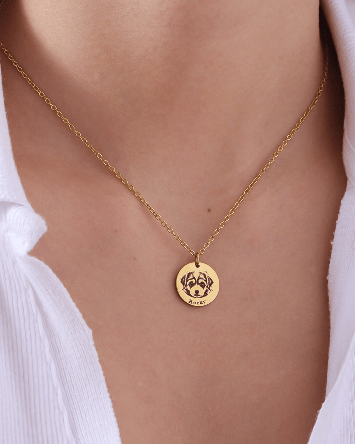 Adorable - Pet Face Necklace - HouseofLx - 18K Yellow Gold