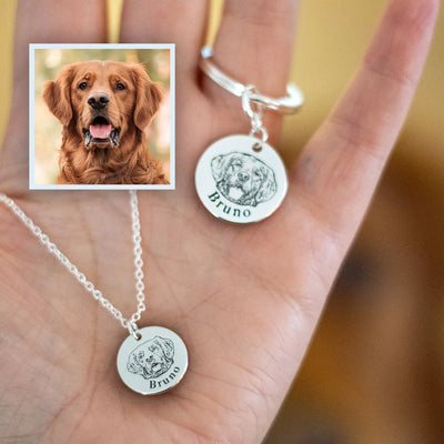 Adorable - Pet Face Necklace - HouseofLx - 18K Yellow Gold
