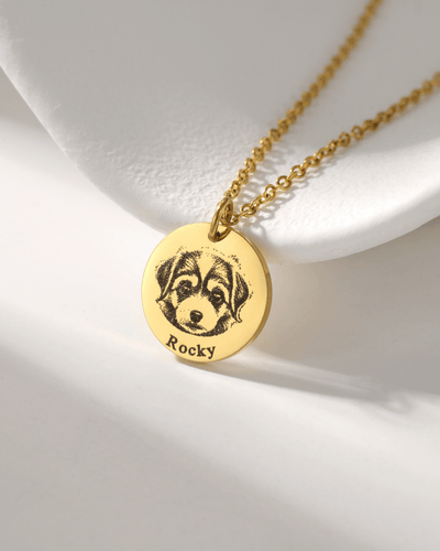 Adorable - Pet Face Necklace - HouseofLx - 18K Yellow Gold