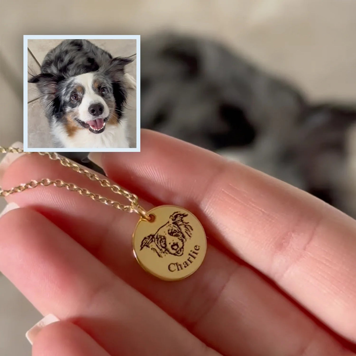 Adorable - Pet Face Necklace - HouseofLx - 18K Yellow Gold