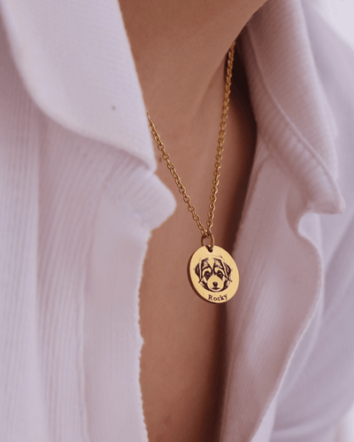 Adorable - Pet Face Necklace - HouseofLx - 18K Yellow Gold