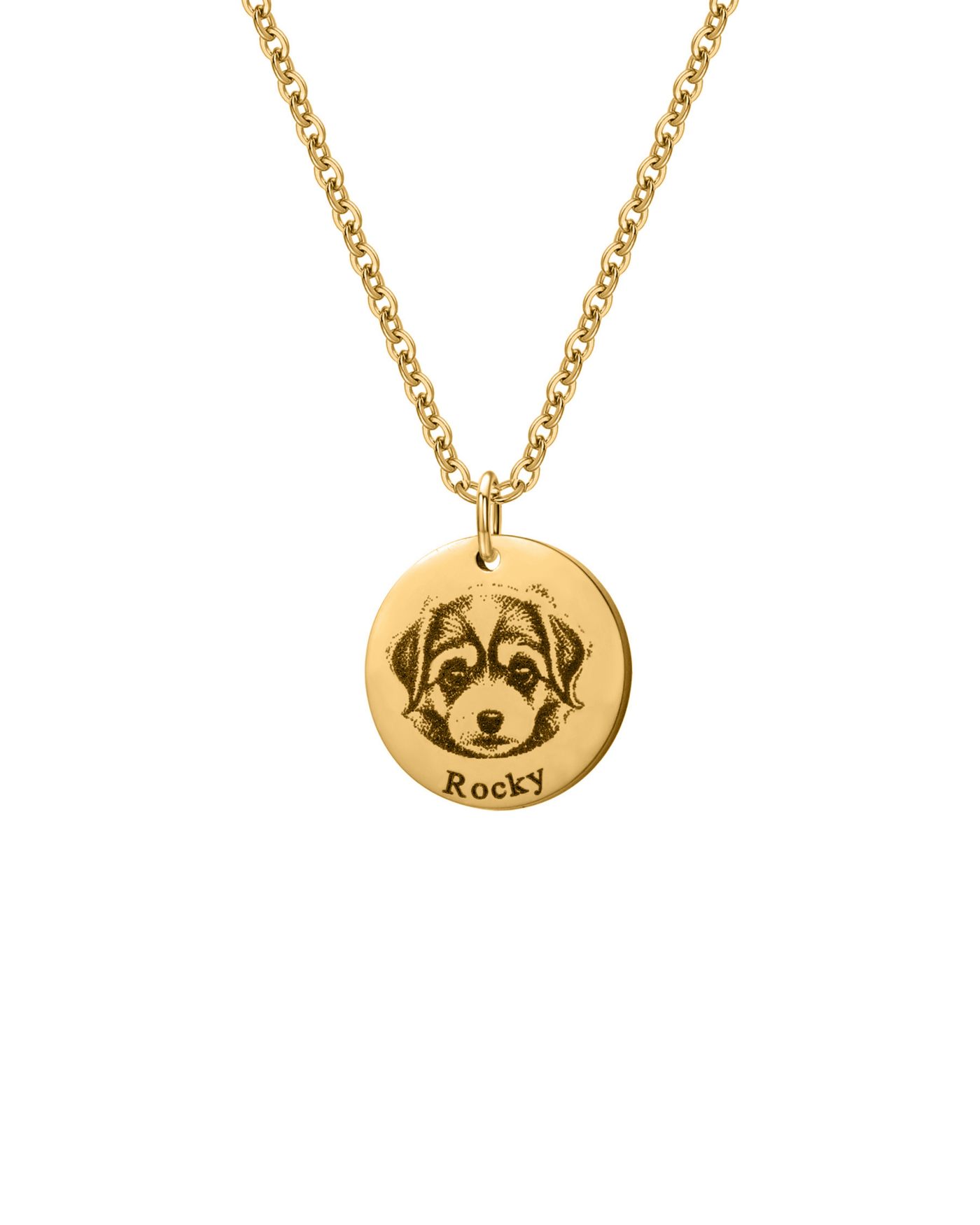 Adorable - Pet Face Necklace - HouseofLx - 18K Yellow Gold