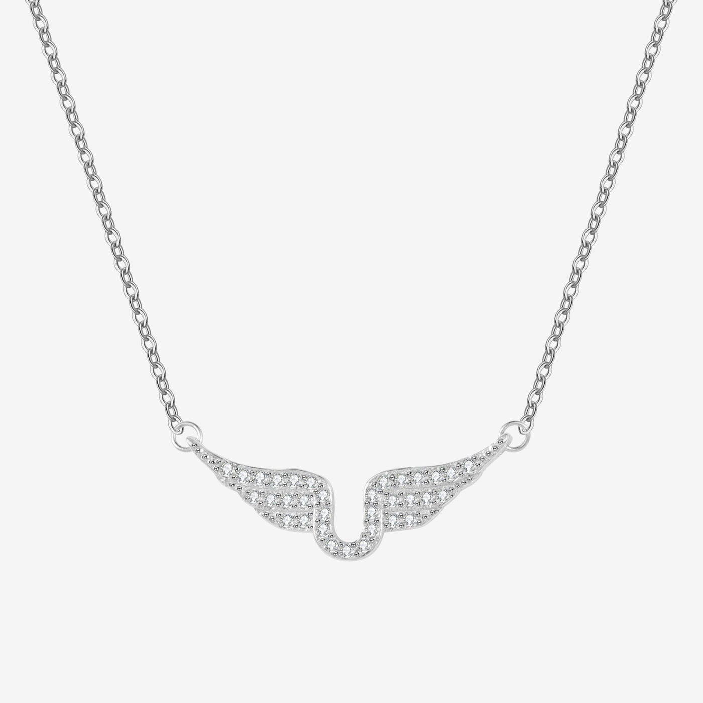 ANGEL OF PROTECTION NECKLACE - HouseofLx - 18K White Gold