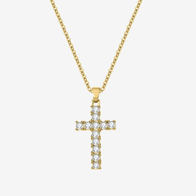 BEAUTIFUL CROSS NECKLACE - HouseofLx - 18K Yellow Gold