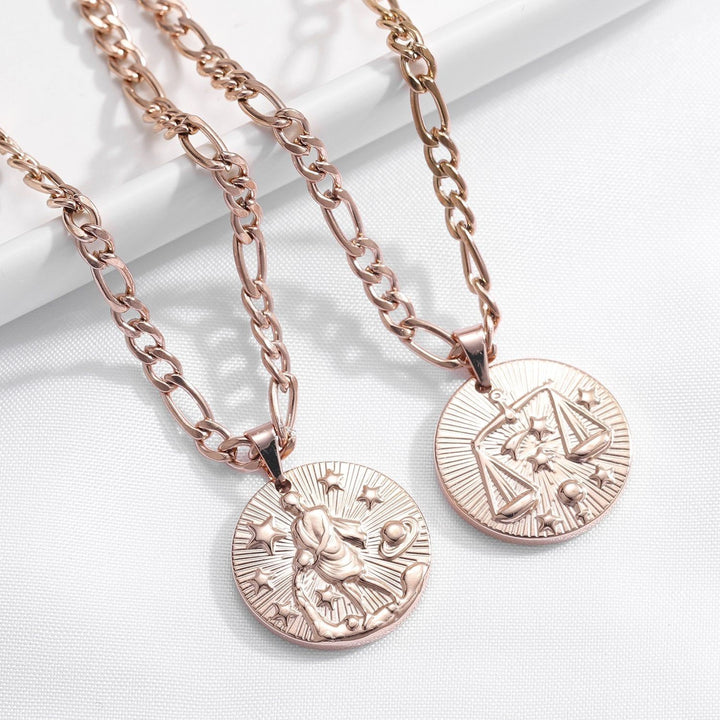 My Zodiac - Star Sign Necklace - HouseofLx18K Rose Gold
