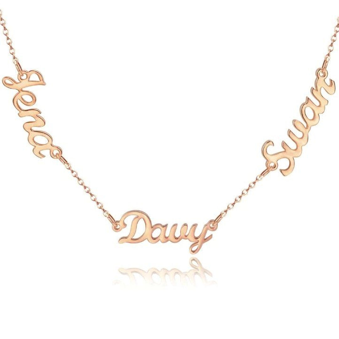 Rebel Multi - Custom Necklace - HouseofLx18K Rose Gold