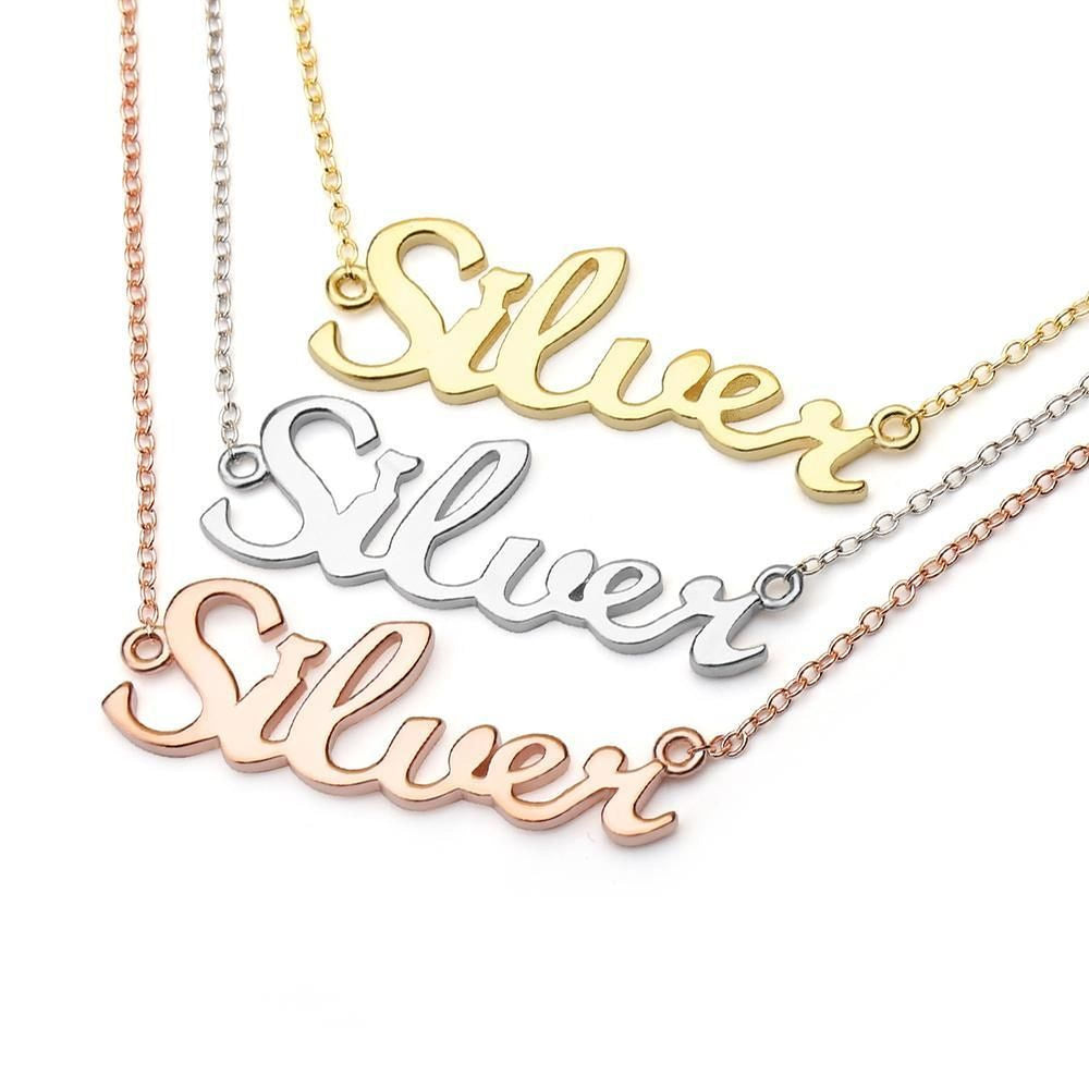 Rebel - Sterling Silver Custom Necklace - HouseofLx18K Yellow Gold