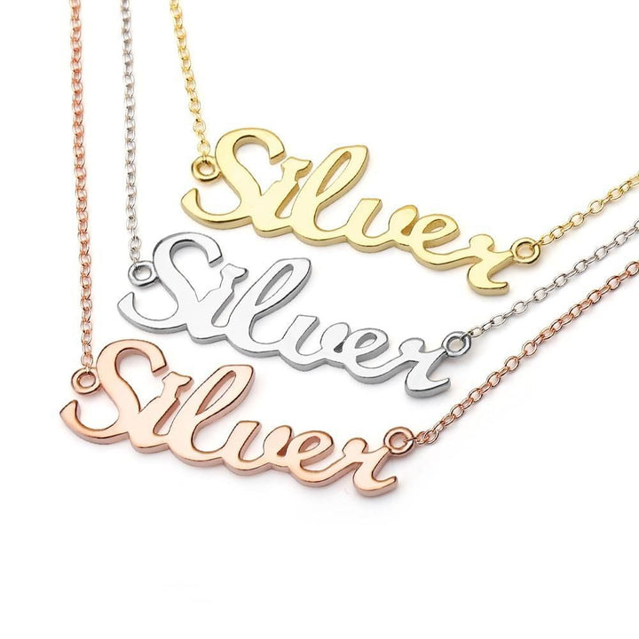 Rebel - Sterling Silver Custom Necklace - HouseofLx18K Yellow Gold