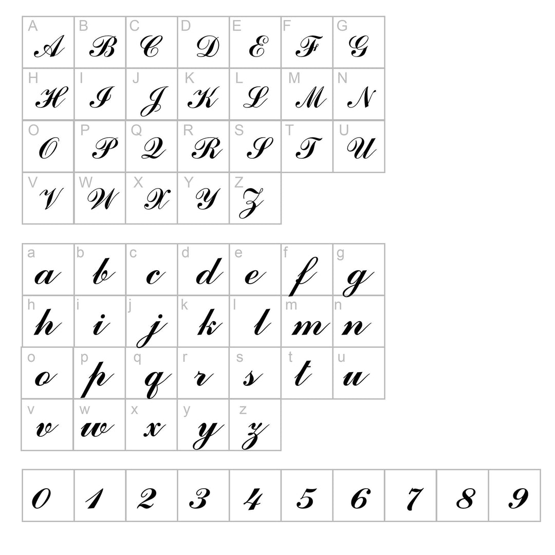 a collection of various fonts and characters, including letters, numbers, and symbols, arranged in a grid format. The image does not contain any text or specific content that can be described in detail.