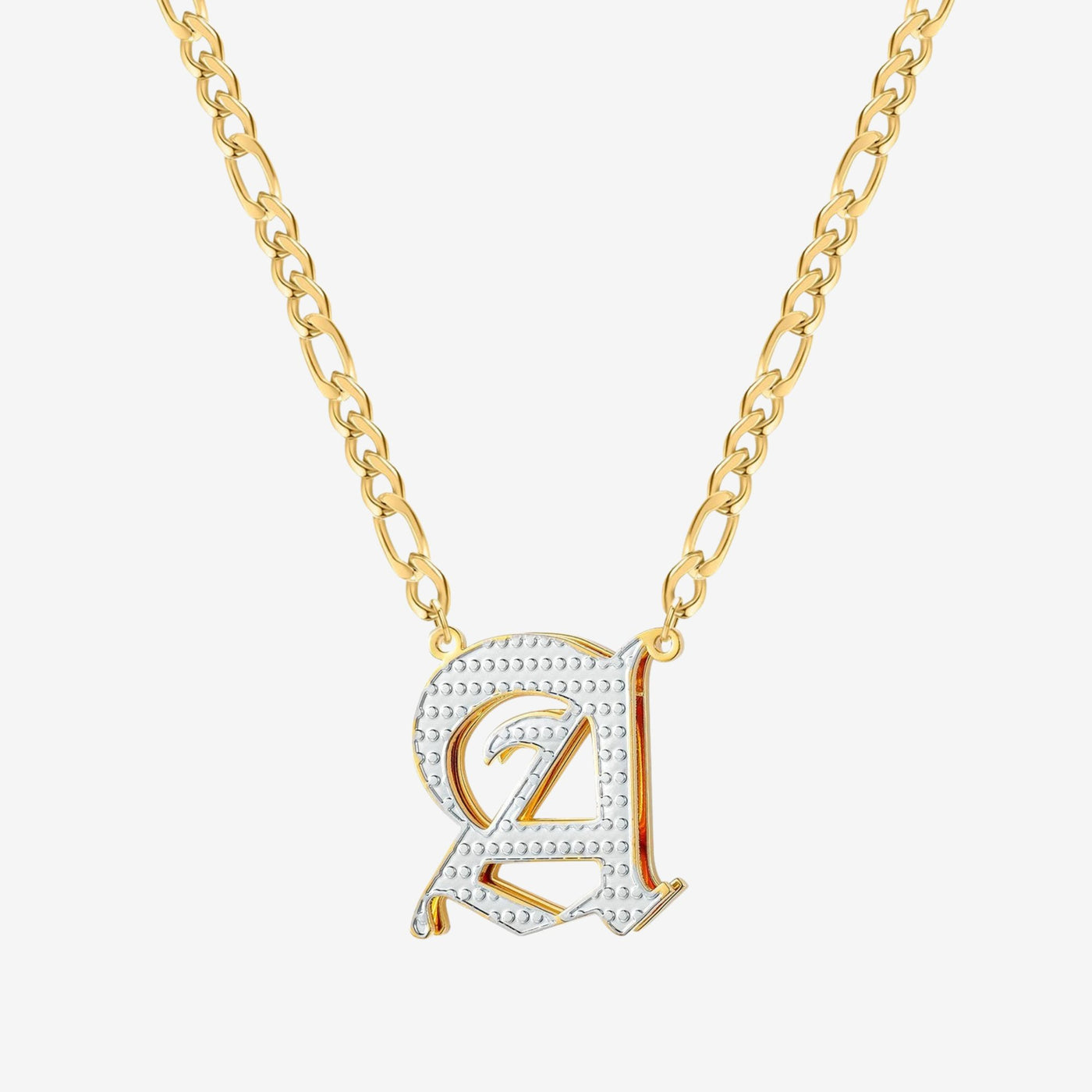 Extreme Supreme - Custom Initial Necklace - HouseofLx - 18K Yellow Gold