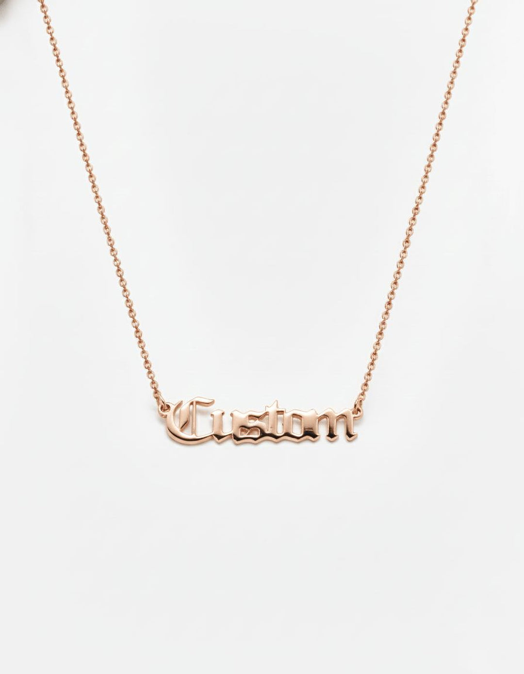 Supreme - Custom Necklace - HOUSE OF LX - 18K Rose Gold