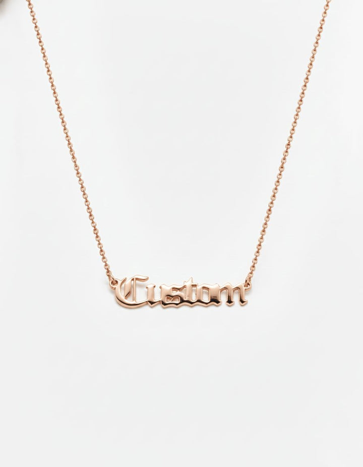 Supreme - Custom Necklace - HOUSE OF LX - 18K Rose Gold