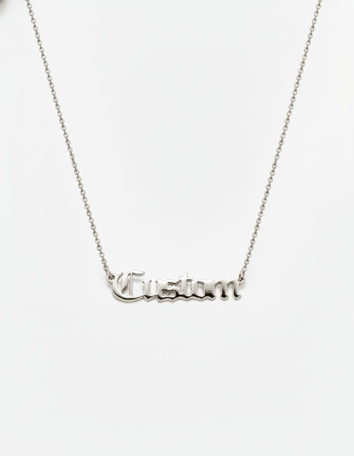 Supreme - Custom Necklace - HOUSE OF LX - 18K White Gold