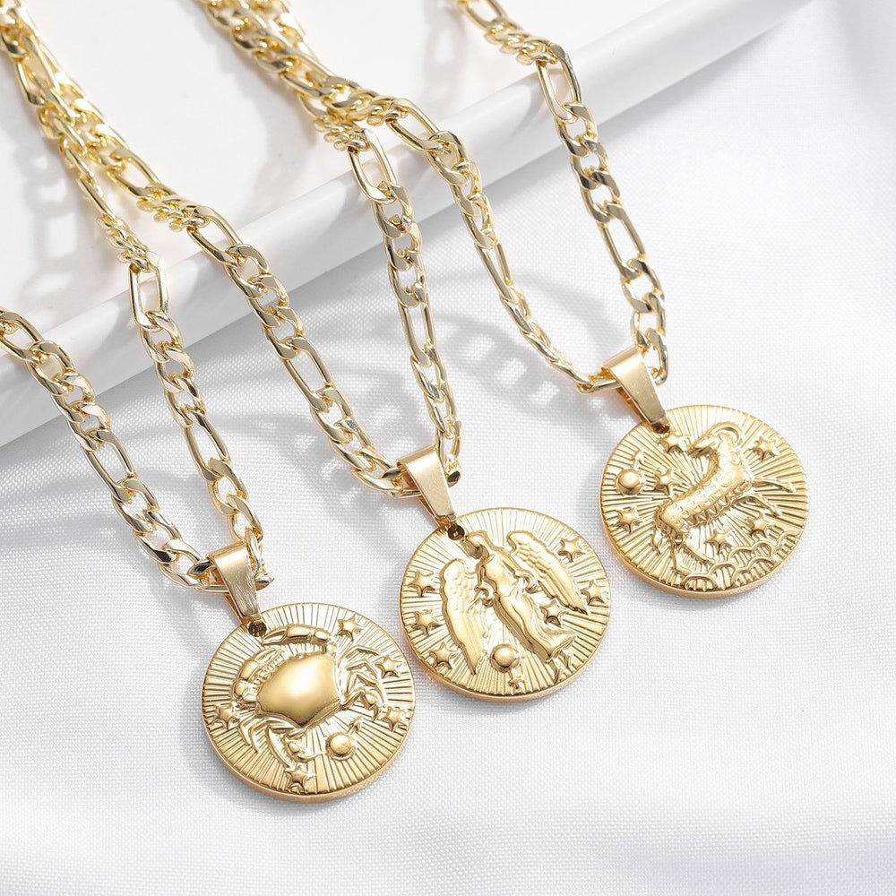 My Zodiac - Star Sign Necklace - HouseofLx18K Yellow Gold