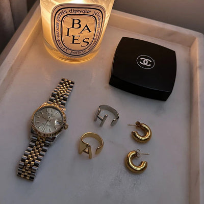 Grand - Custom Initial Ring - HOUSE OF LX - 18K Yellow Gold