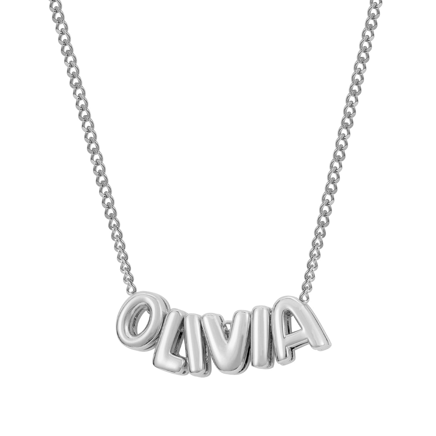 Helium Charms - Custom Necklace - HouseofLx - 18K White Gold