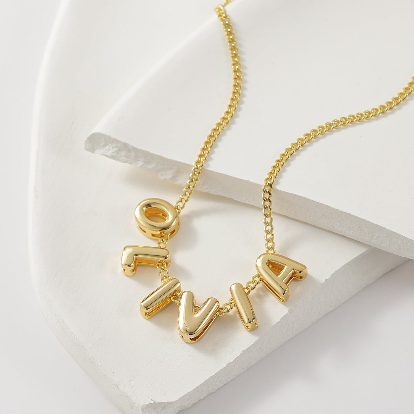 Helium Charms - Custom Necklace - HouseofLx - 18K Yellow Gold