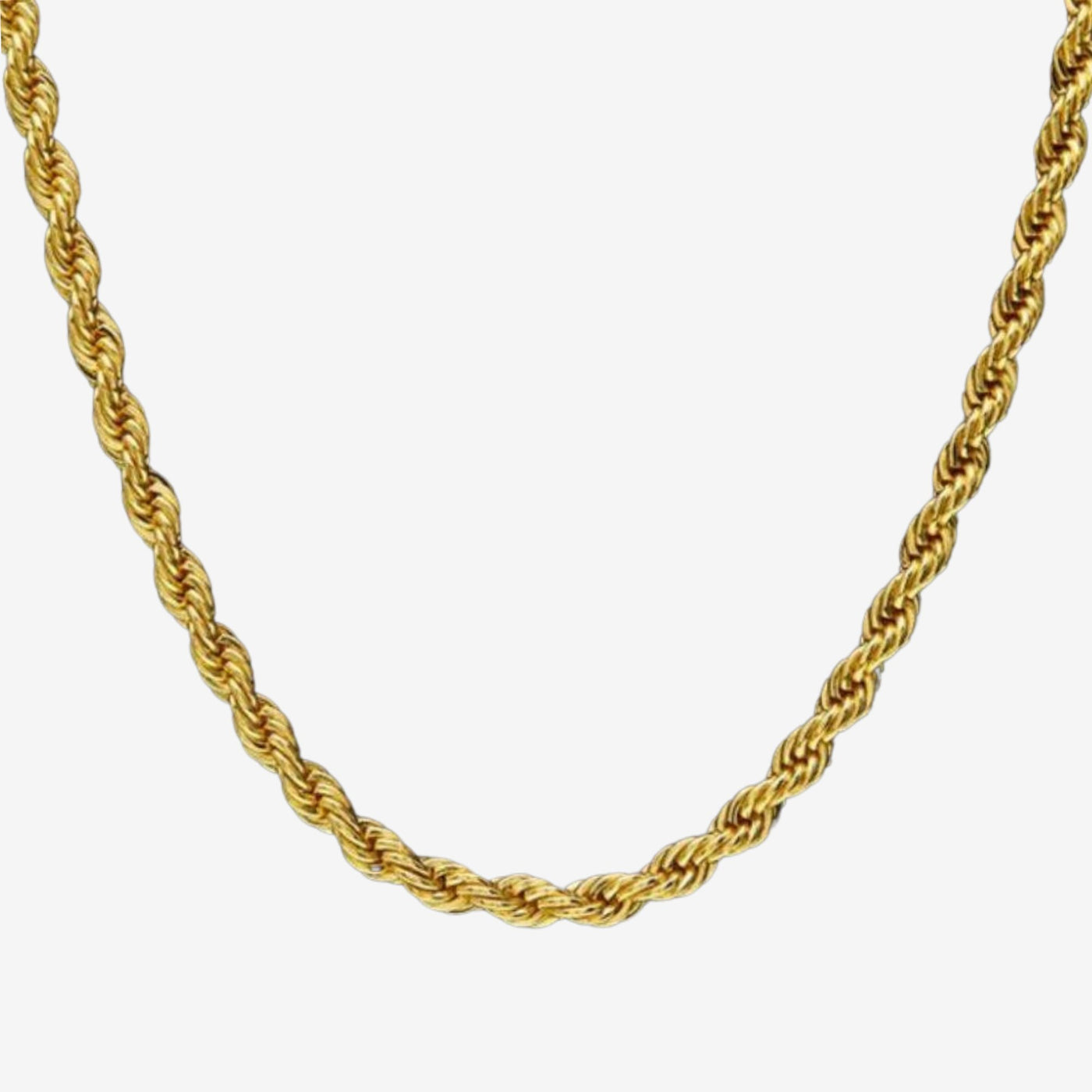 Hold On - Rope Chain Necklace - HouseofLx - 18K Yellow Gold