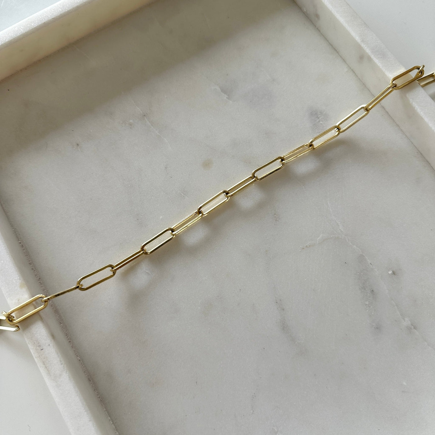 Luxe - Paperclip Chain Necklace - HouseofLx - 18K Yellow Gold