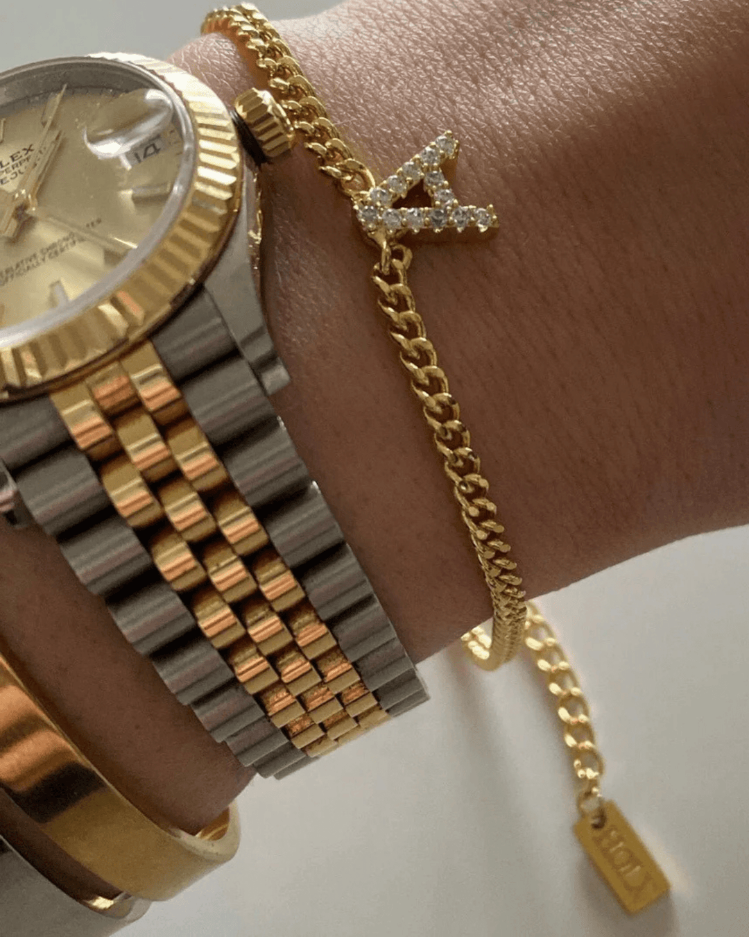 Main Character - Custom Bracelet / Anklet - HouseofLx - 18K Yellow Gold