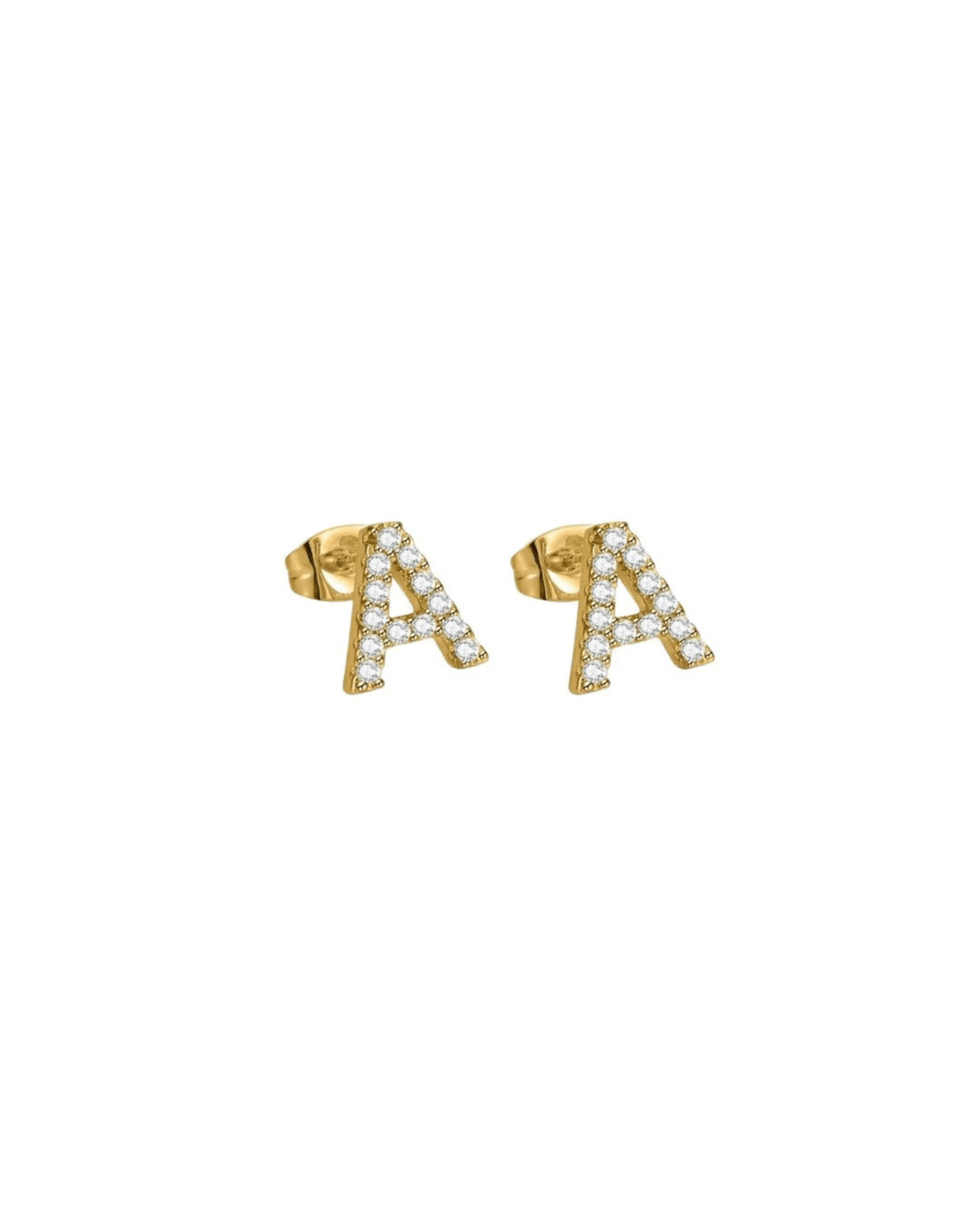 Main Character - Custom Stud Earrings - HouseofLx - 18K Yellow Gold