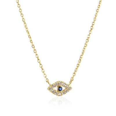 Protection - Evil Eye Necklace - HouseofLx - 18K Yellow Gold