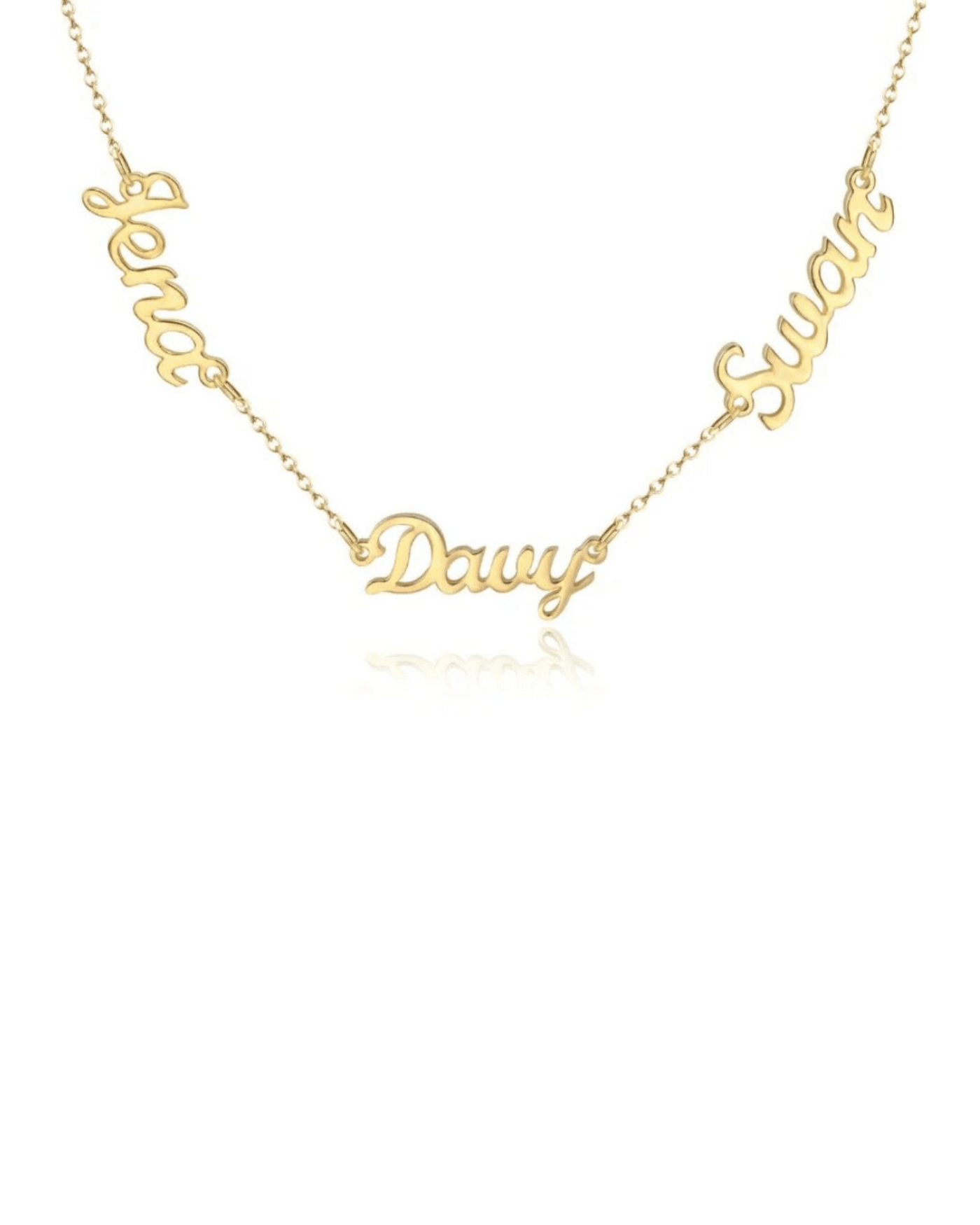 Rebel Multi - Custom Necklace - HouseofLx - 18k Yellow Gold