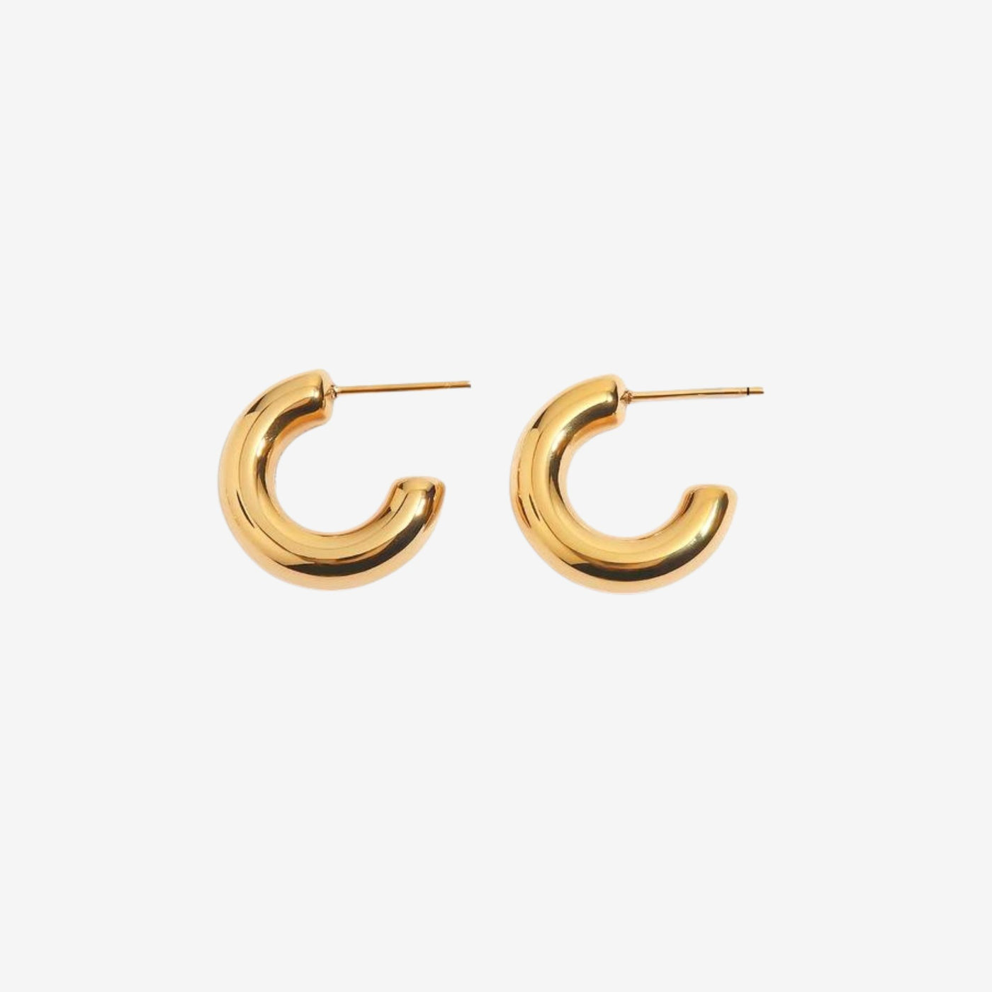 Serene - Hoop Earrings - HouseofLx - 18K Yellow Gold