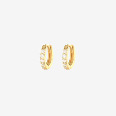 Supernova - 6mm Mini Huggie Earrings - HouseofLx - 18K Yellow Gold