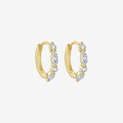 Sweetie - Huggie Earrings - HouseofLx - 18K Yellow Gold