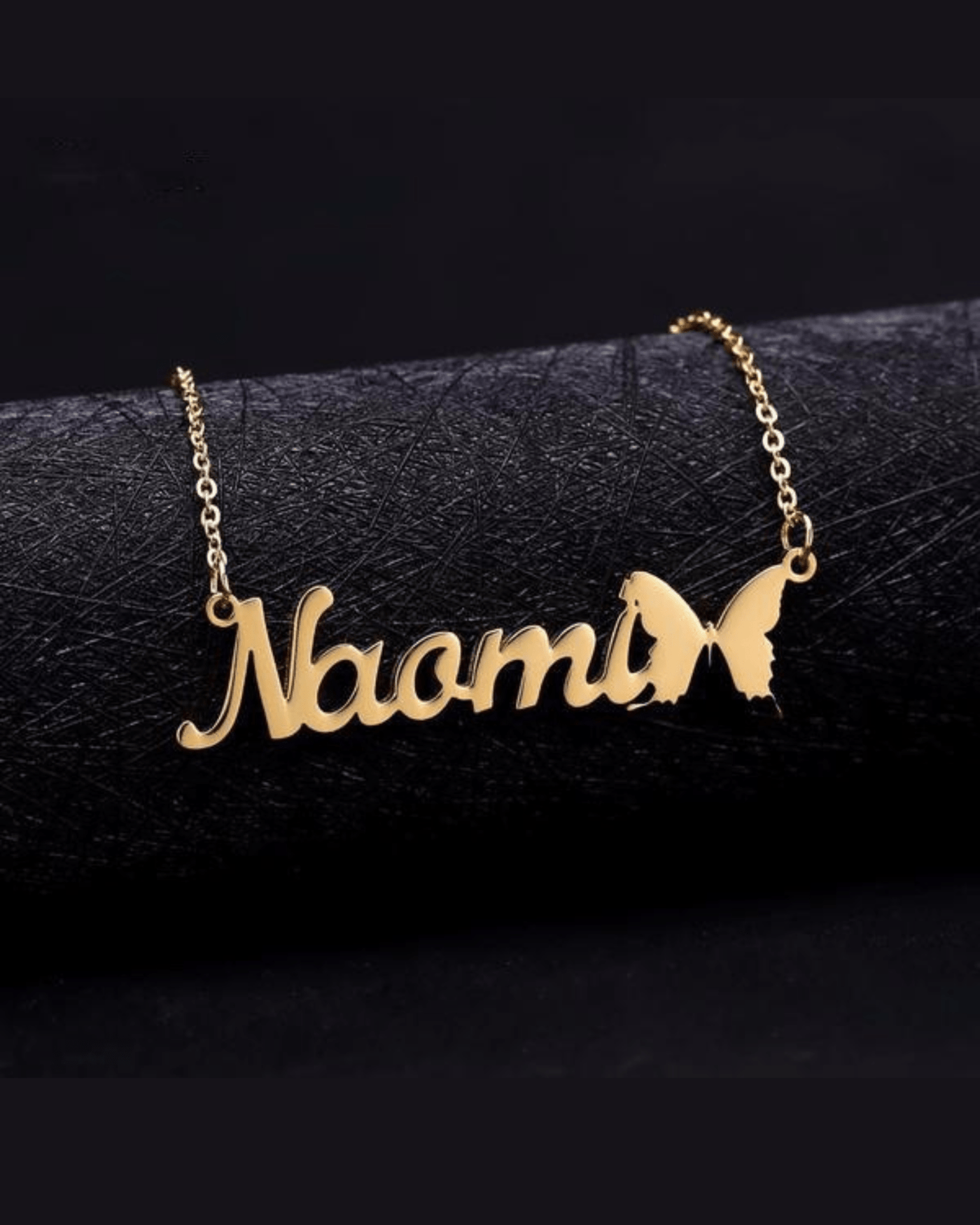 Wanderlust - Custom Butterfly Necklace - HouseofLx - 18K Yellow Gold