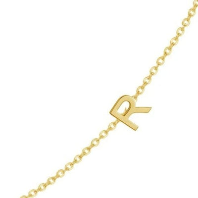 Angel - Custom Initial Necklace - HouseofLx-18K Yellow Gold