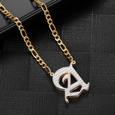 Extreme Supreme - Custom Initial Necklace - HouseofLx-18K Yellow Gold